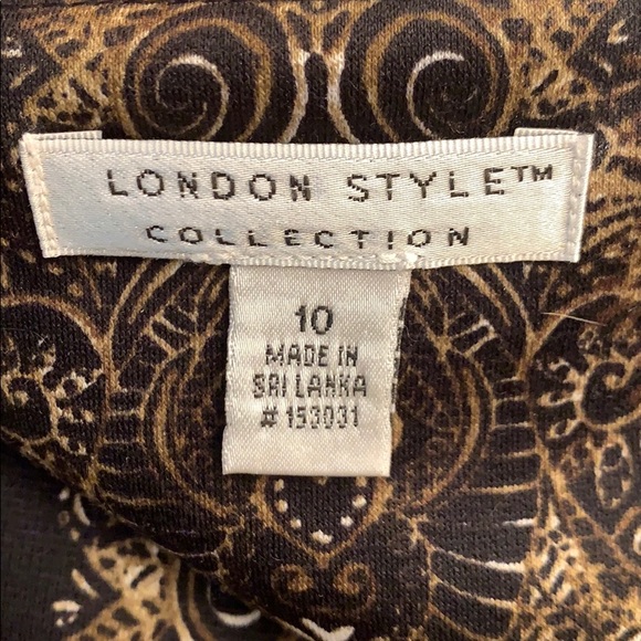 London Style Collection Dress- Size 10 - Picture 2 of 4